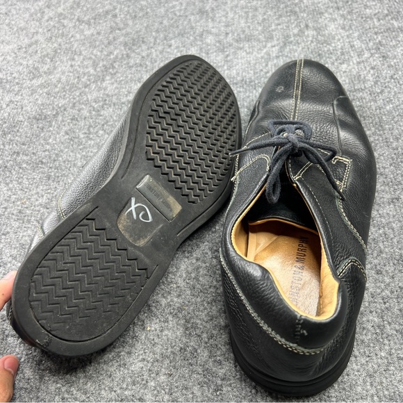 Johnston & Murphy Men’s 9.5 M Oxford Shoes Sheepskin Insoles Black SOFT Leather main image 5